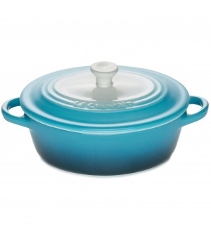 Кокотница овальная 12 см Омбре голубой, Le Creuset, 61902126820003, Керамика