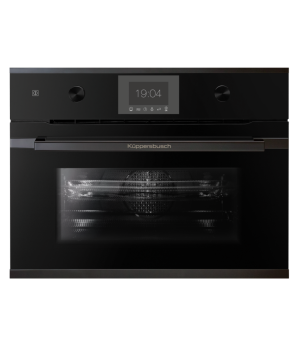 Компактный духовой шкаф с СВЧ Kuppersbusch CBM 6350.0 S2 Black Chrome