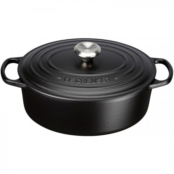 Утятница 27 см Чёрный, стальная ручка , Le Creuset, 21178270000430, Чугун