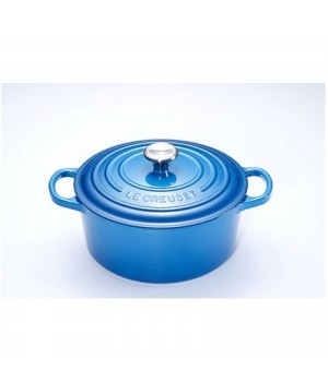 Кастрюля круглая 20 см Марсель, стальная ручка, Le Creuset, 21177202002430, Чугун