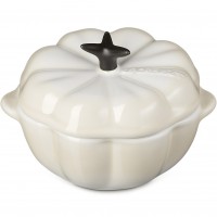 Кокотница «Тыква» 350 мл Меренга, Le Creuset, 61802357160003, Керамика