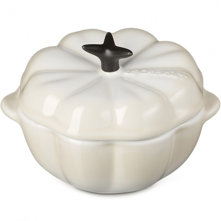 Кокотница «Тыква» 350 мл Меренга, Le Creuset, 61802357160003, Керамика