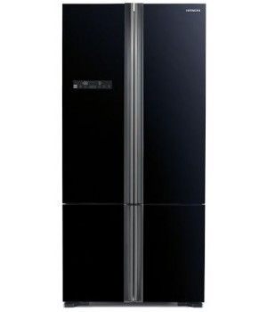 Холодильник Hitachi R-WB 732PU5 GBK  черное стекло
