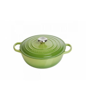 Казан 26 см Пальмовый, стальная ручка, чёрная эмаль, Le Creuset, 21114264260430, Чугун