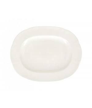 Блюдо овальное 38см "White" ROYAL BONE CHINA