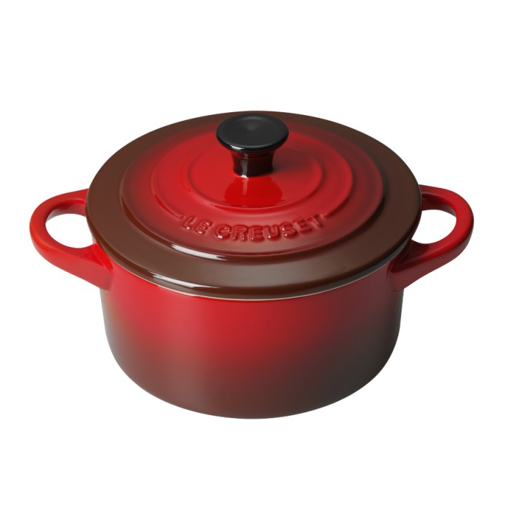 Кокотница 10 см Вишня, Le Creuset, 71901100600100, Керамика