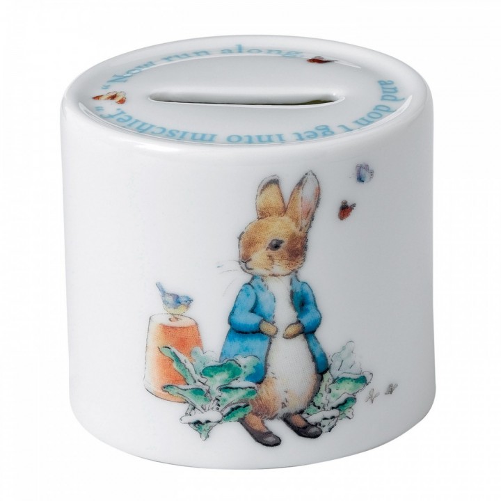 58988200267 Копилка "Peter Rabbit", цвет голубой, Wedgwood