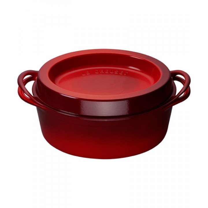 Дофу круглая 26 см Вишня, Le Creuset, 25083260602460, Чугун