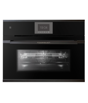 Компактный духовой шкаф с СВЧ Kuppersbusch CBM 6550.0 S2 Black Chrome
