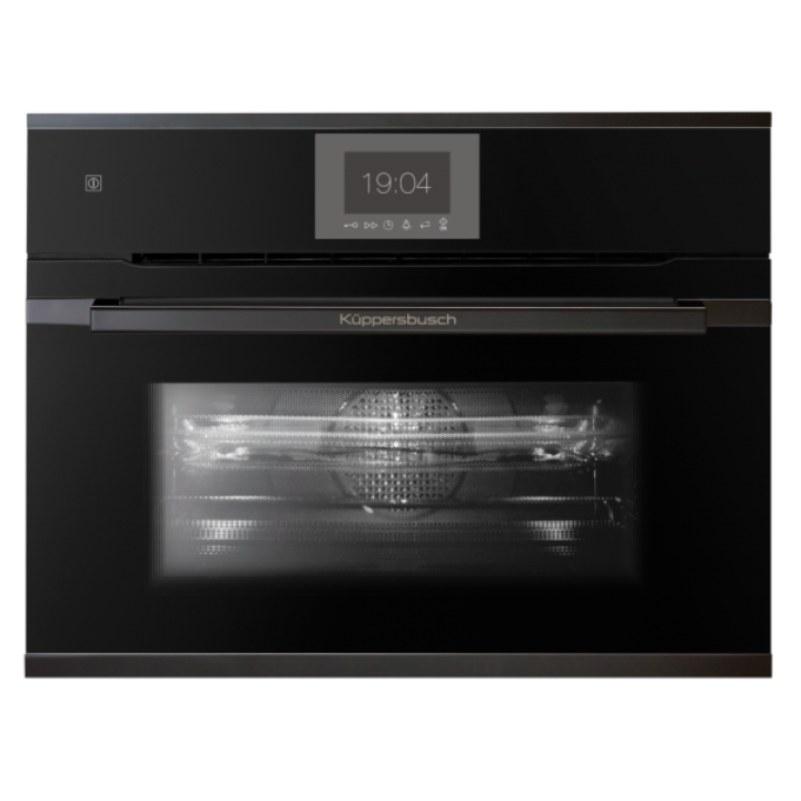 Компактный духовой шкаф с СВЧ Kuppersbusch CBM 6550.0 S2 Black Chrome
