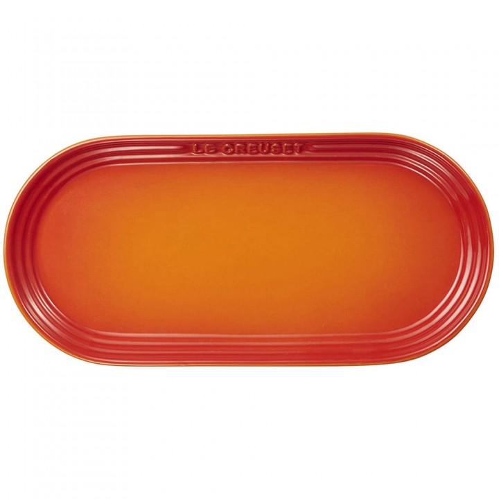 Тарелка Oblong 25 см Огненная лава, Le Creuset, 60218250900099, Керамика