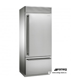 Smeg RF396RSIX - отдельно стоящий холодильник.