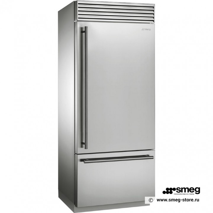 Smeg RF396RSIX - отдельно стоящий холодильник.