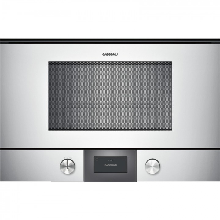 Встраиваемая СВЧ-печь GAGGENAU BMP225130 ширина 90 см, нержавеющая сталь