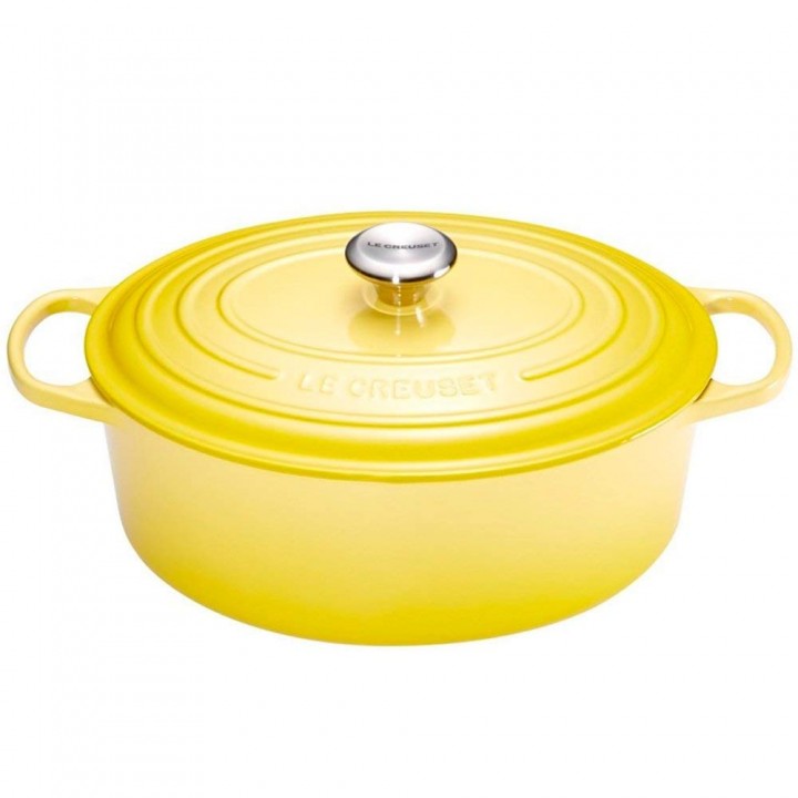 Утятница 27 см Жёлтый, стальная ручка , Le Creuset, 21178274032430, Чугун