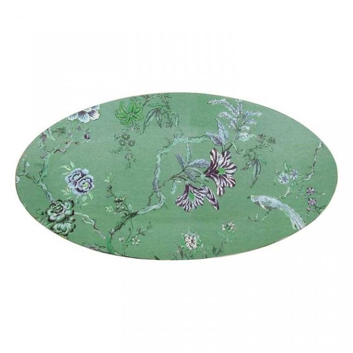 50132709519 Блюдо овальное, "Jasper Conran", Chinoiserie Green, Wedgwood