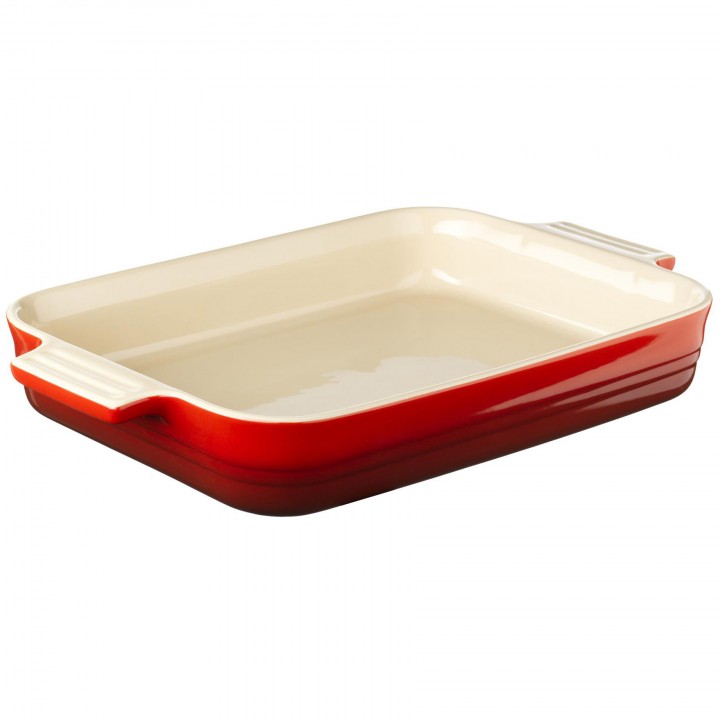 Блюдо прямоугольное Classic 32 см Вишня, Le Creuset, 71103320600001, Керамика