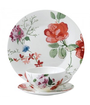 40015357 Набор посуды, 3 пр, "Floral", Wedgwood