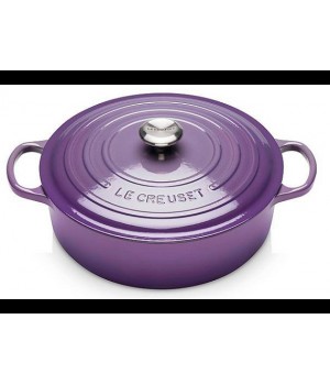 Кастрюля для ризотто 30 см Ультрафиолет, стальная ручка, Le Creuset, 21179307222430, Чугун