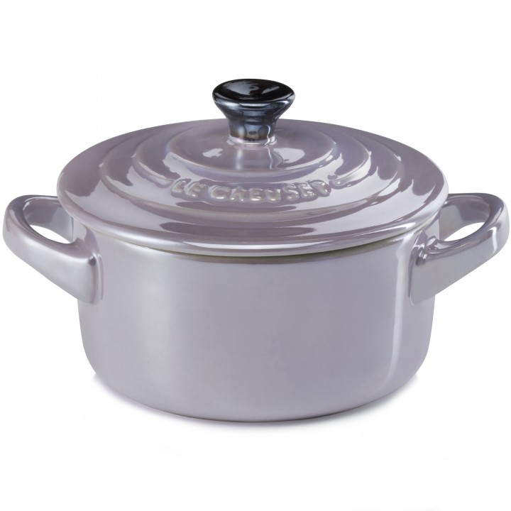 Кокотница 10 см Лиловый металлик, Le Creuset, 61901107630034, Керамика