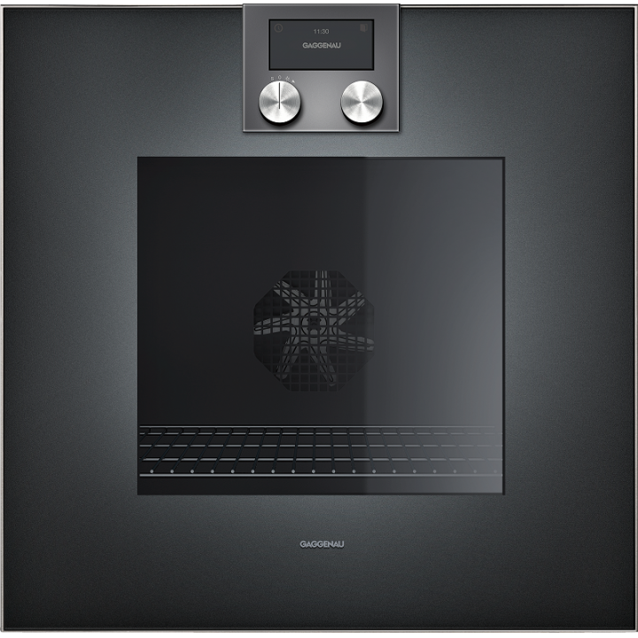 Встраиваемый духовой шкаф ( навеска двери слева) GAGGENAU BO471101 антрацит