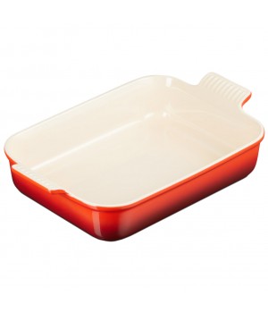 Блюдо прямоугольное Heritage 32 см Вишня, Le Creuset, 71102320600001, Керамика