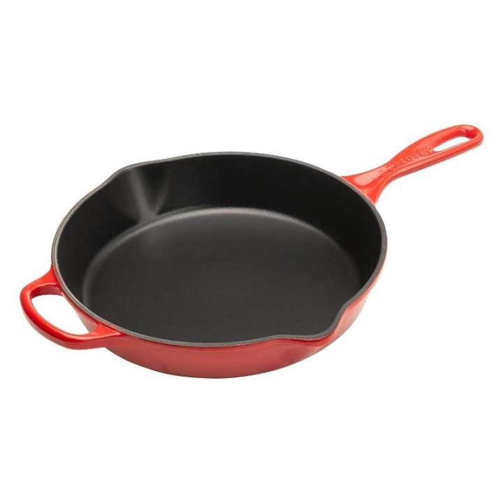 Сковорода глубокая с чугунной ручкой 26 см Огненная лава, Le Creuset, 20187260900422, Чугун