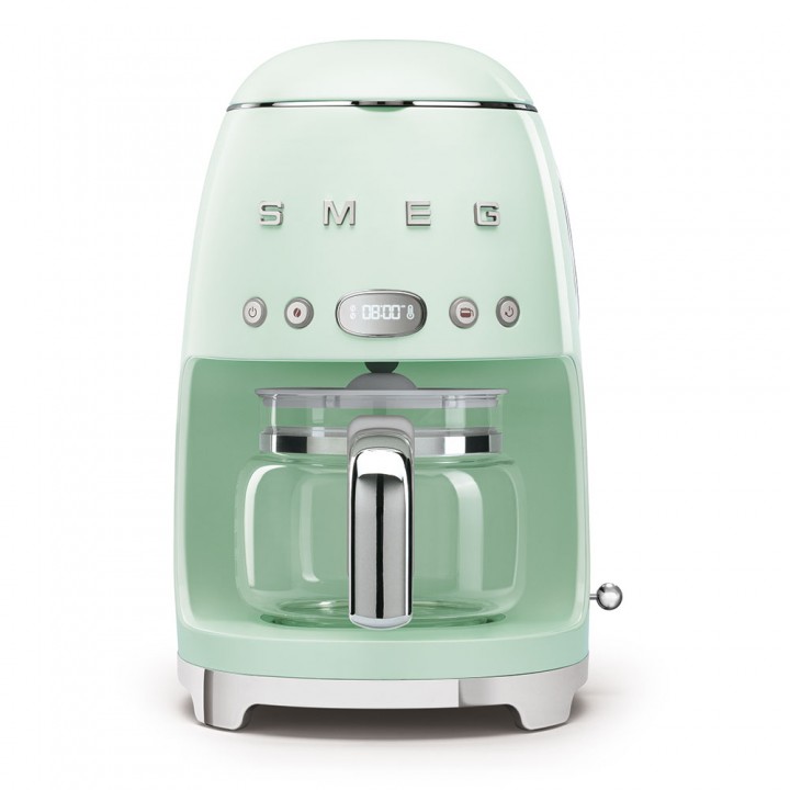 SMEG DCF02PGEU Стиль 50-х г.г. Капельная кофеварка пастельный зеленый