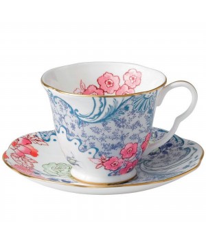 5C107800047 Чайная пара Весеннее цветение, "Butterfly Bloom", Wedgwood