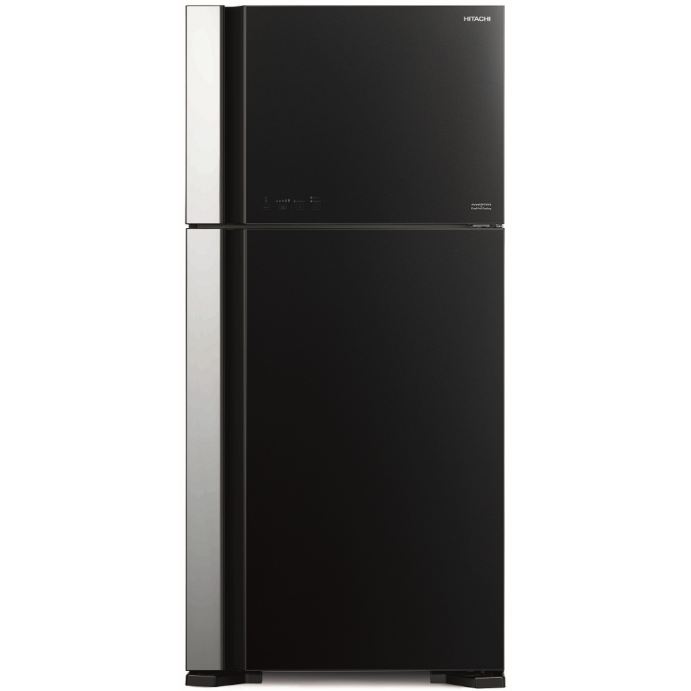 Холодильник черный с морозильником. Hitachi r-VG 662 pu7 GPW. Hitachi r-vg662 pu7. Холодильник Hitachi r-vg662pu7gbk. Hitachi r-vg660puc7 GBK.