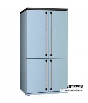 Smeg FQ960PB - отдельностоящий 4-х дверный холодильник side-by-side.