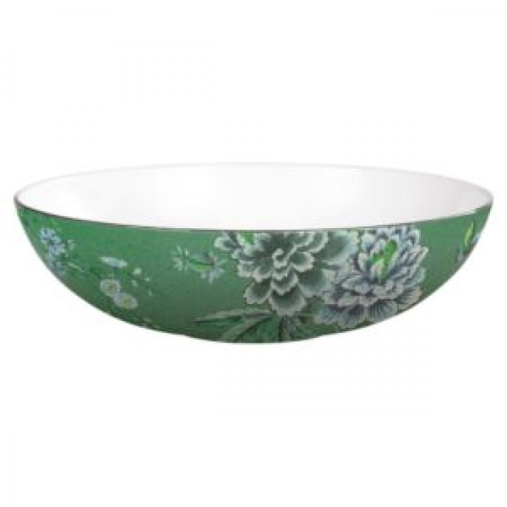 50132709528 Овальное глубокое сервировочное блюдо, "Jasper Conran", Chinoiserie Green, Wedgwood