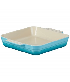 Блюдо квадратное Classic 23 см Бирюза, Le Creuset, 71113231700001, Керамика