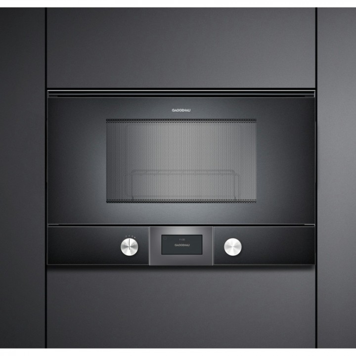 Встраиваемая СВЧ-печь GAGGENAU BMP225100 ширина 90 см, нержавеющая сталь