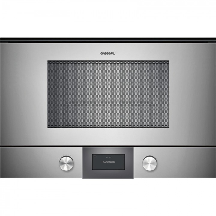 Встраиваемая СВЧ-печь GAGGENAU BMP225110 ширина 90 см, нержавеющая сталь