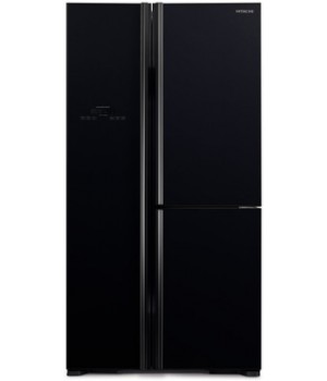 Холодильник Hitachi R-M 702 PU2 GBK черное стекло