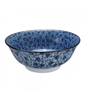 Чаша MIXED BOWLS, blue, 21 см, 1,2л, фарфор