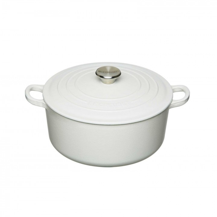 Кастрюля круглая 28 см Хлопок, стальная ручка, Le Creuset, 21001284314461, Чугун