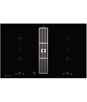Индукционная варочная панель Kuppersbusch KMI 8500.0 SR Stainless Steel с вытяжкой