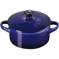 Кокотница 10см., 200мл., Eiffel Tower,каменная керамика цвет: индиго, LE CREUSET, 71901104800400