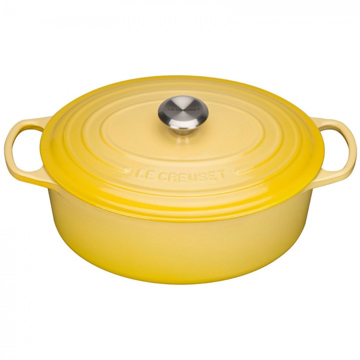 Утятница 31 см Жёлтый, стальная ручка , Le Creuset, 21178314032430, Чугун