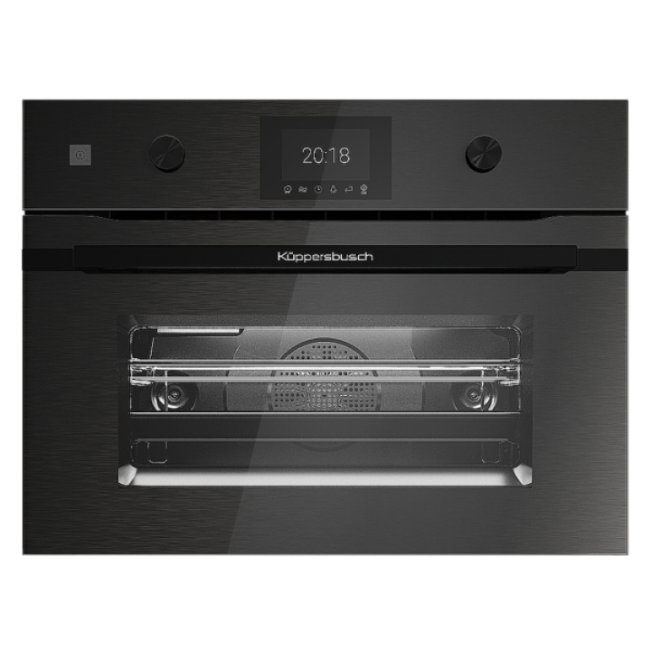 Компактный духовой шкаф с СВЧ Kuppersbusch CBM 6350.0 GPH 6 Black Steel