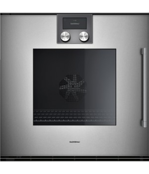 Встраиваемый электрический духовой шкаф GAGGENAU BOP221111, ширина 60 см, цвет металлик