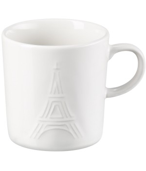 Кружка 350 мл,Eiffel Tower,цвет: белый, LE CREUSET, 70302350100402