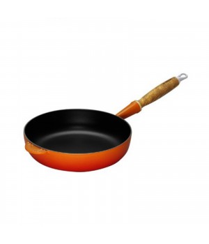 Сотейник с деревянной ручкой 28 см Огненная лава, Le Creuset, 20059280900460, Чугун