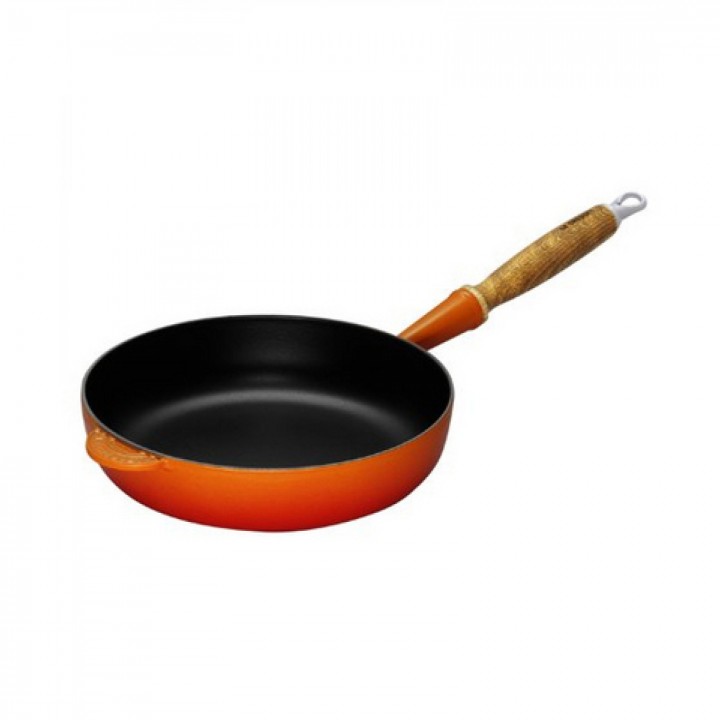 Сотейник с деревянной ручкой 28 см Огненная лава, Le Creuset, 20059280900460, Чугун