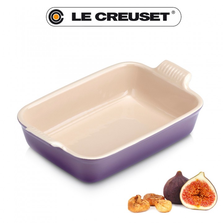 Блюдо прямоугольное Heritage 26 см Ультрафиолет, Le Creuset, 61102267220006, Керамика