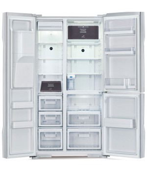 Холодильник Hitachi R-S702 GPU2 GS серебристое стекло