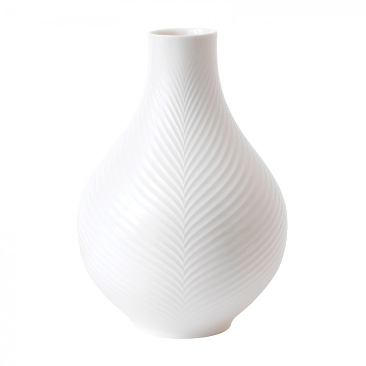 40032149 Ваза круглая, 23 см, White Folia, Wedgwood