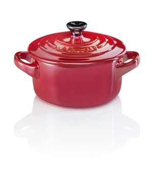 Кокотница 10 см Вишня металлик, Le Creuset, 61901107370034, Керамика